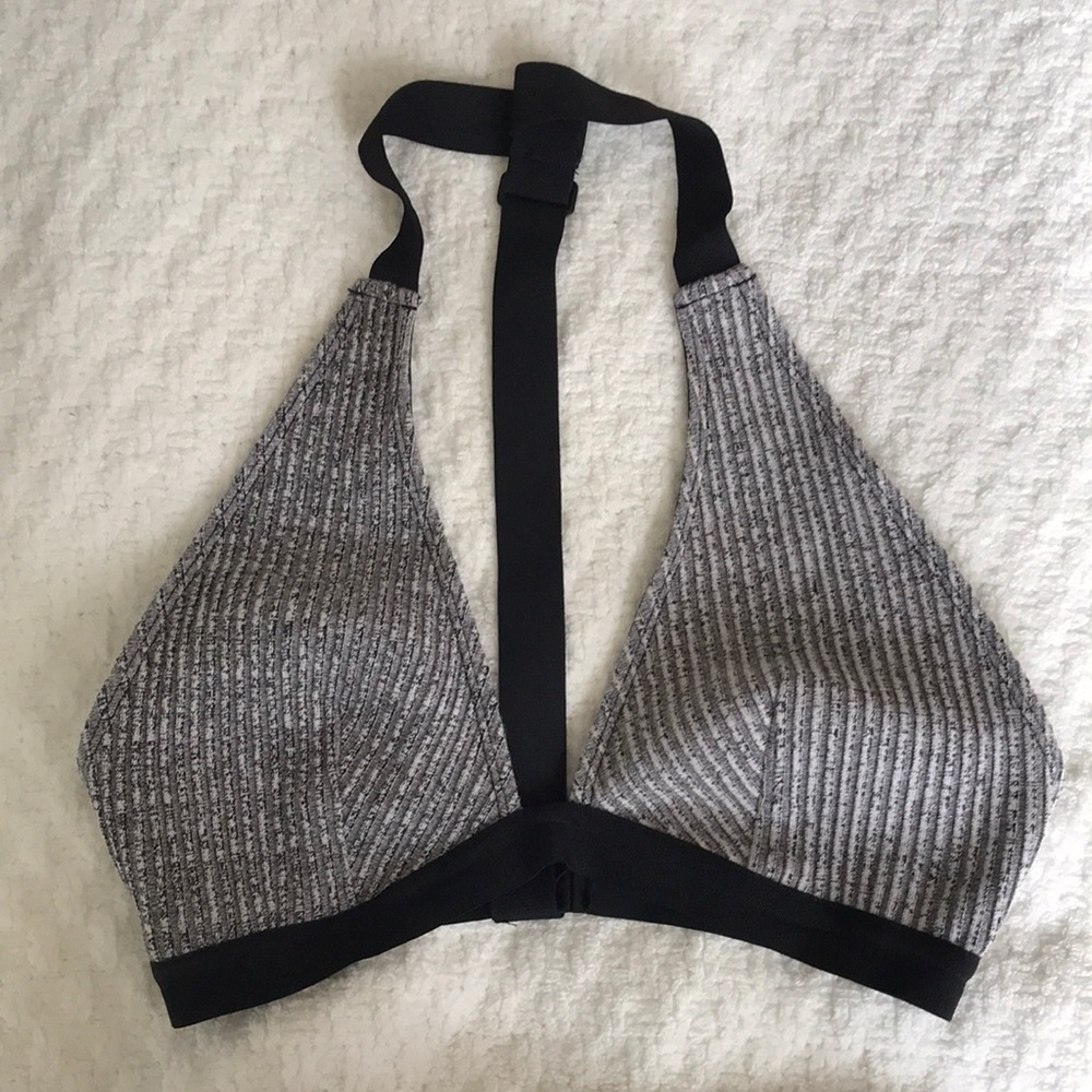 Free People Movement Ribbed Halter Bra